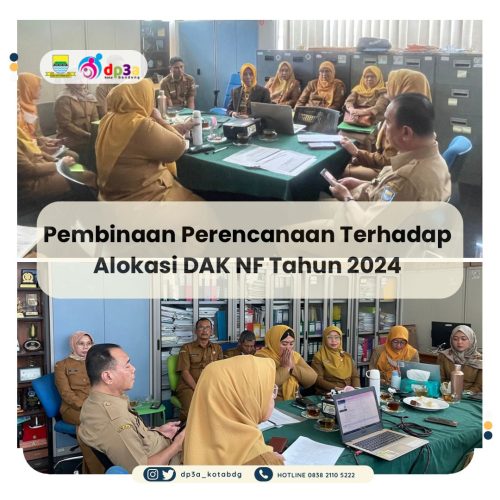 Pembinaan Perencanaan Terhadap Alokasi DAK NF Tahun 2024