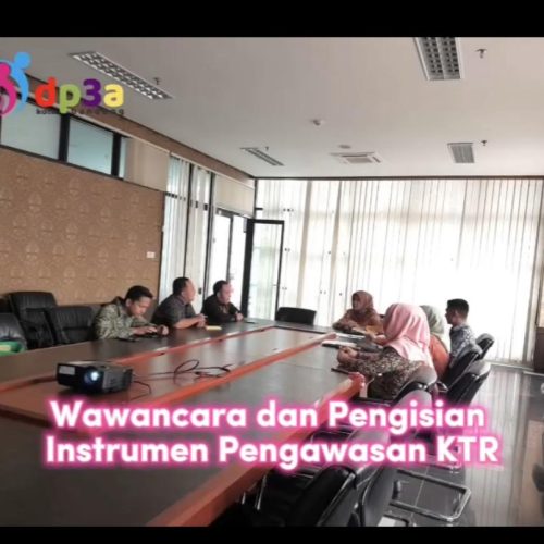 Wawancara dan Pengisian Instrumen Pengawasan KTR bersama Pemda dan Pengelola Taman Kota