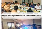 Rapat Persiapan Penilaian Lomba Kelurahan