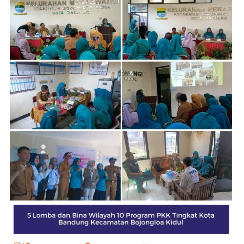 5 Lomba dan Bina Wilayah 10 Program PKK Tingkat Kota Bandung Kecamatan Bojongloa Kaler