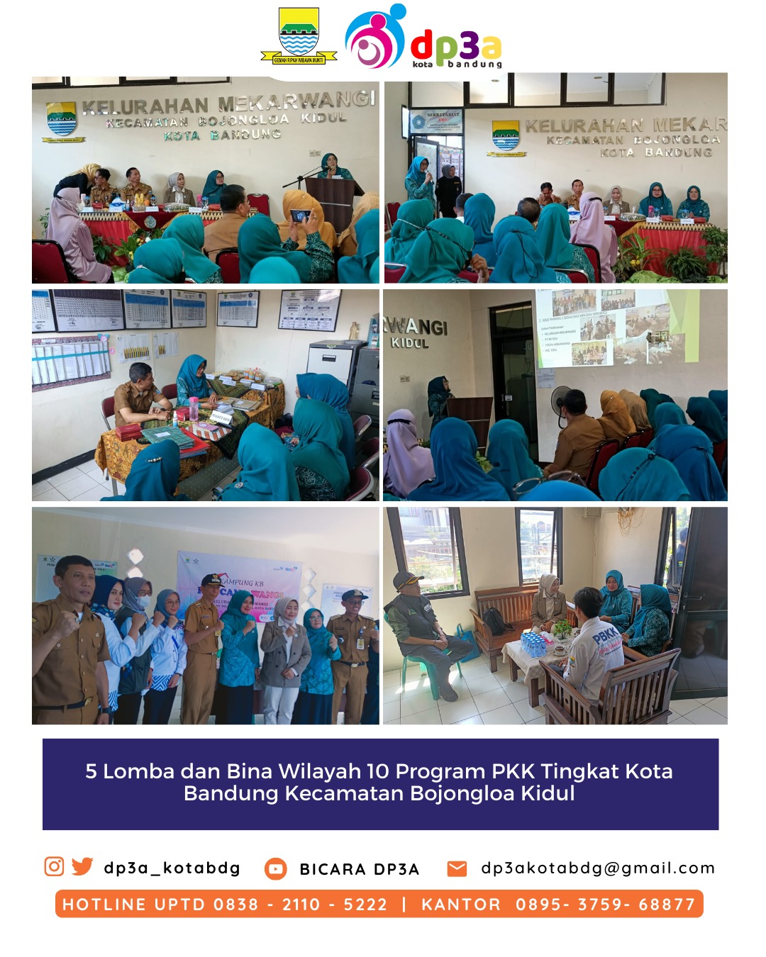 You are currently viewing 5 Lomba dan Bina Wilayah 10 Program PKK Tingkat Kota Bandung Kecamatan Bojongloa Kaler