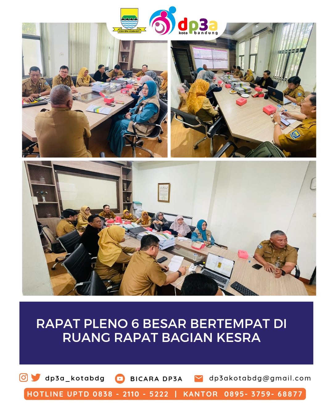 You are currently viewing Rapat Pleno 6 Besar Bertempat di Ruang Rapat Bagian KESRA