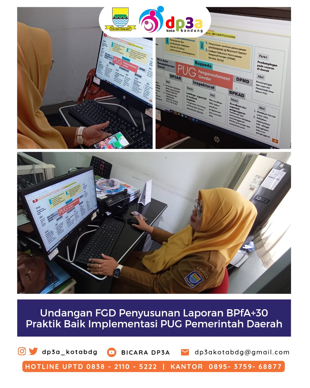 You are currently viewing Undangan FGD Penyusunan Laporan BPFA+30 Praktik Baik Implementasi PUG Pemerintah Daerah