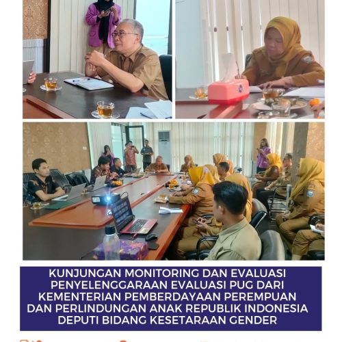 Kunjungan Monitoring & Evaluasi Penyelenggaraan Evaluasi PUG Dari Kemen PPPA Deputi Bidang Kesetaraan Gender