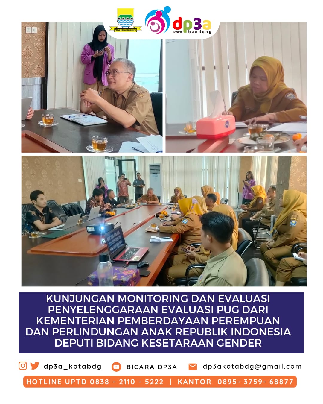 You are currently viewing Kunjungan Monitoring & Evaluasi Penyelenggaraan Evaluasi PUG Dari Kemen PPPA Deputi Bidang Kesetaraan Gender