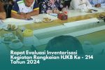 Rapat Evaluasi Inventarisasi Kegiatan Rangkaian Hari Jadi Kota Bandung (HJKB) ke – 214 tahun 2024