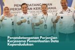 Penandatanganan Perjanjian Kerjasama Pemanfaatan Data Kependudukan