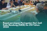 Rapat persiapan Peringatan Hari Jadi Kota Bandung (HJKB) ke-214 Tahun 2024