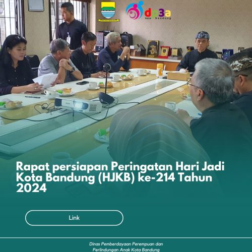 Rapat persiapan Peringatan Hari Jadi Kota Bandung (HJKB) ke-214 Tahun 2024