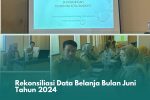 Rekonsiliasi Data Belanja Bulan Juni Tahun 2024