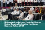 Menghadiri Pembukaan Penyuluh Hukum Bertepatan Dengan Hari Anak Nasional Tahun 2024