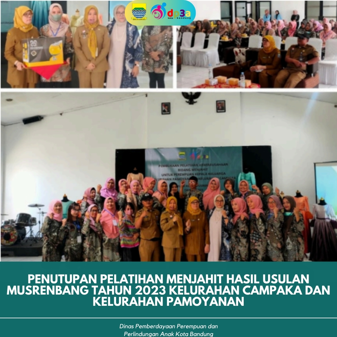 You are currently viewing DP3A Kota Bandung Gelar Penutupan Pelatihan Menjahit Hasil Usulan Musrenbang 2023