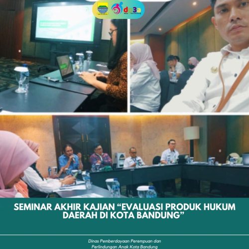 DP3A Kota Bandung Hadiri Seminar Evaluasi Produk Hukum Daerah