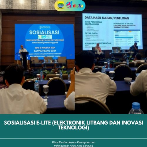 SOSIALISASI E-LITE (ELEKTRONIK LITBANG DAN INOVASI TEKNOLOGI)