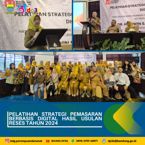 PELATIHAN STRATEGI PEMASARAN BERBASIS DIGITAL HASIL USULAN RESES TAHUN 2024