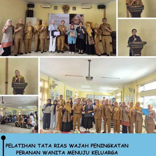 PELATIHAN TATA RIAS WAJAH PENINGKATANPERANAN WANITA MENUJU KELUARGASEHAT SEJAHTERA (P2WKSS)