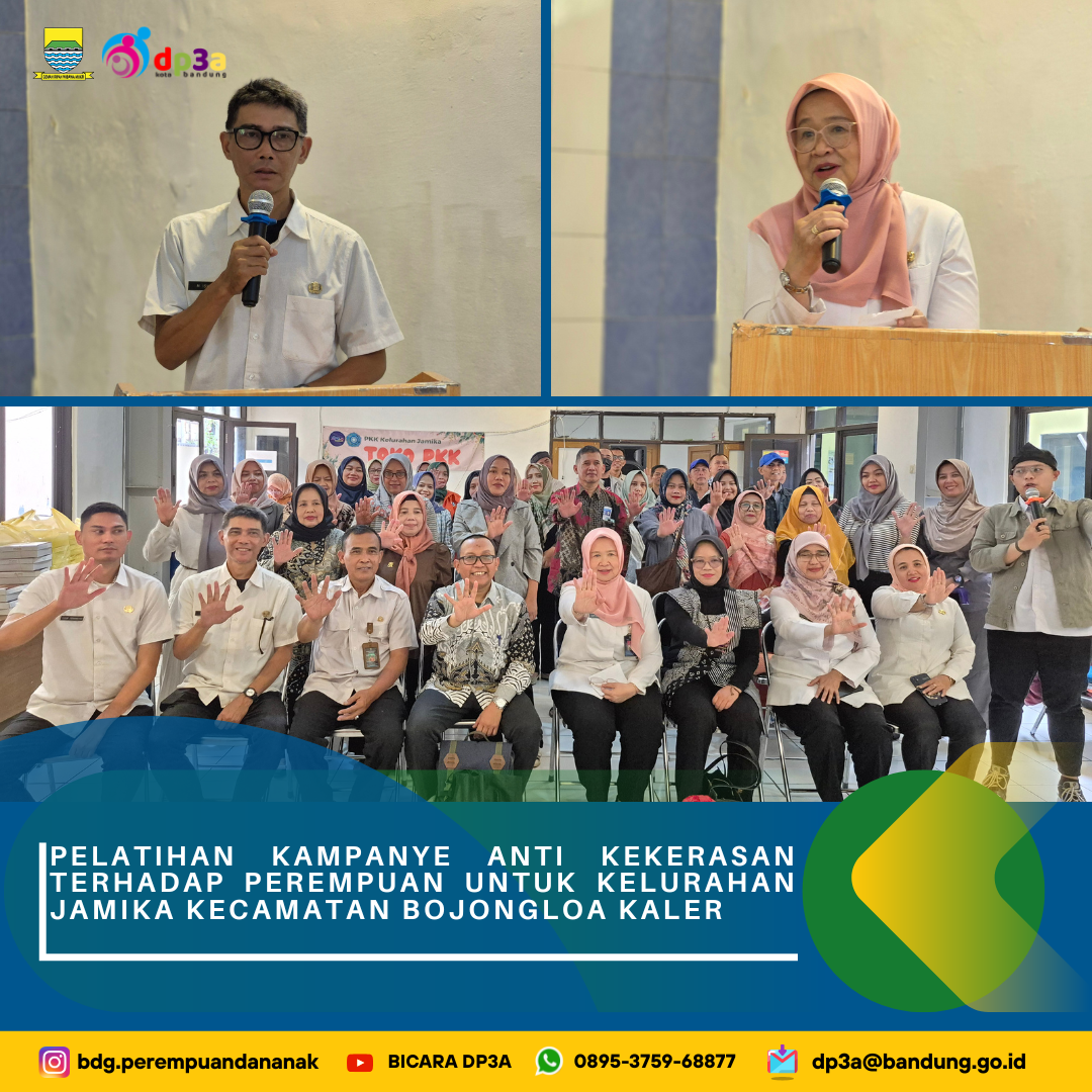 You are currently viewing Pelatihan Kampanye Anti Kekerasan terhadap Perempuan untuk Kelurahan Jamika Kecamatan Bojongloa Kaler
