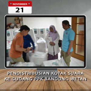 Read more about the article Pergeseran Kotak Suara dari Gudang KPU ke Gudang PPK Kecamatan Bandung Wetan