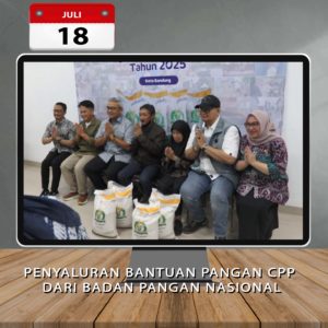 Read more about the article Penyaluran Bantuan Pangan CPP dari Badan Pangan Nasional oleh Bapak Walikota Bandung di Kelurahan Cihapit.