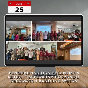 Read more about the article Pelantikan Pengurus Tim Pembina Posyandu Kelurahan se-Kecamatan Bandung Wetan