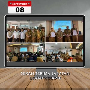 Read more about the article Serah Terima Jabatan Lurah Cihapit Kecamatan Bandung Wetan.