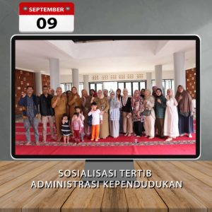 Read more about the article Sosialisasi Tertib Administrasi Kependudukan kepada warga RW 11 Taman Sari