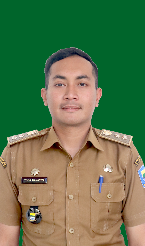 Biru dan Putih Modern KKN Id Card