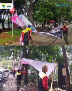 Read more about the article Penertiban reklame yang habis masa pajak dan tidak berizin