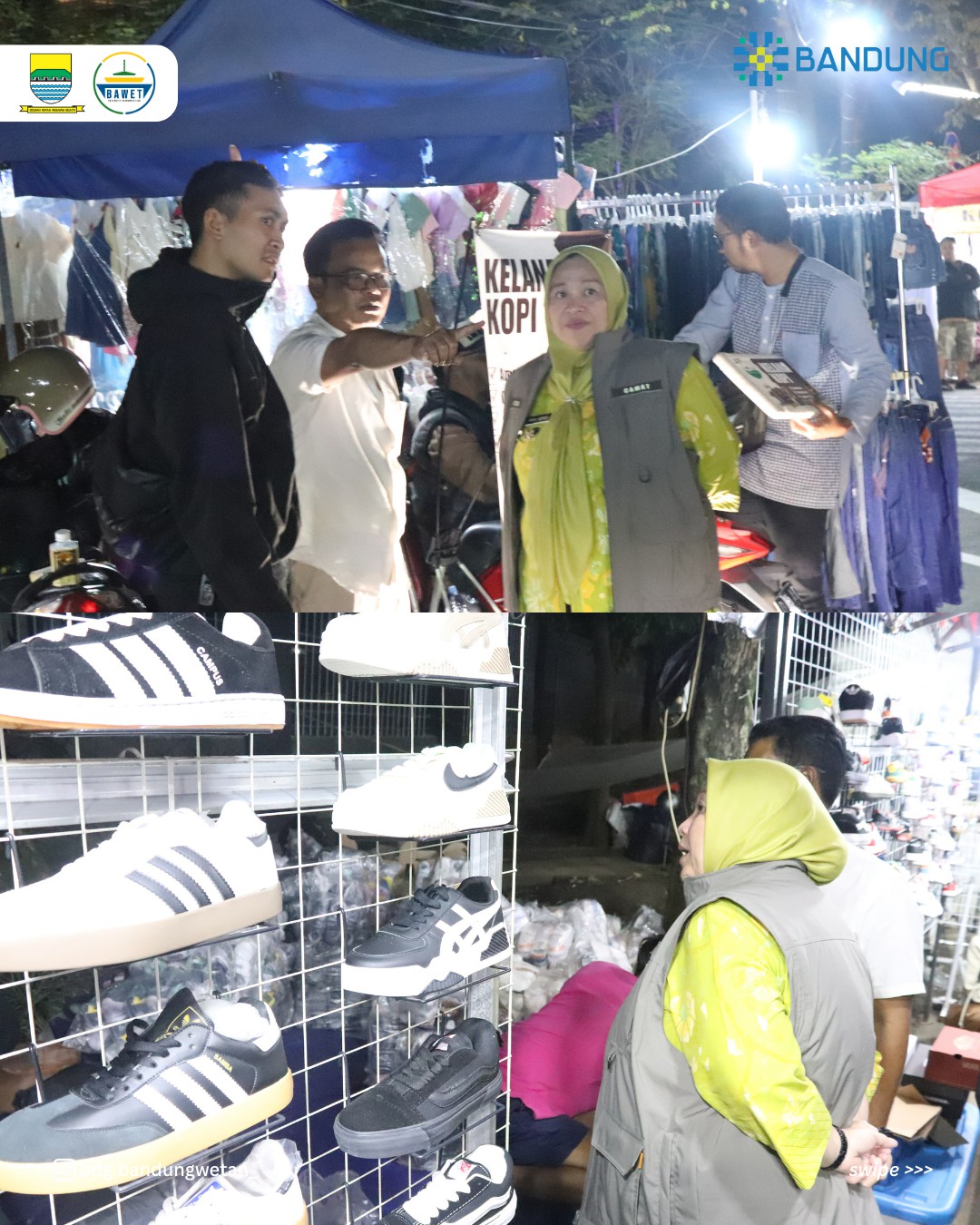 You are currently viewing Monitoring aktivitas PKL Ramadhan menjelang Lebaran di Jalan Citarum dan Jalan Sultan Agung