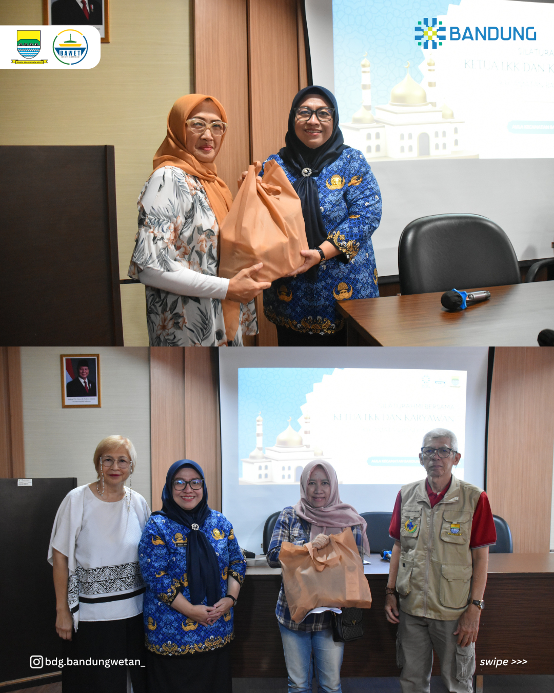 You are currently viewing Kegiatan silaturahmi dan pembagian tali asih bersama LKK dan karyawan dilingkungan Kecamatan Bandung Wetan