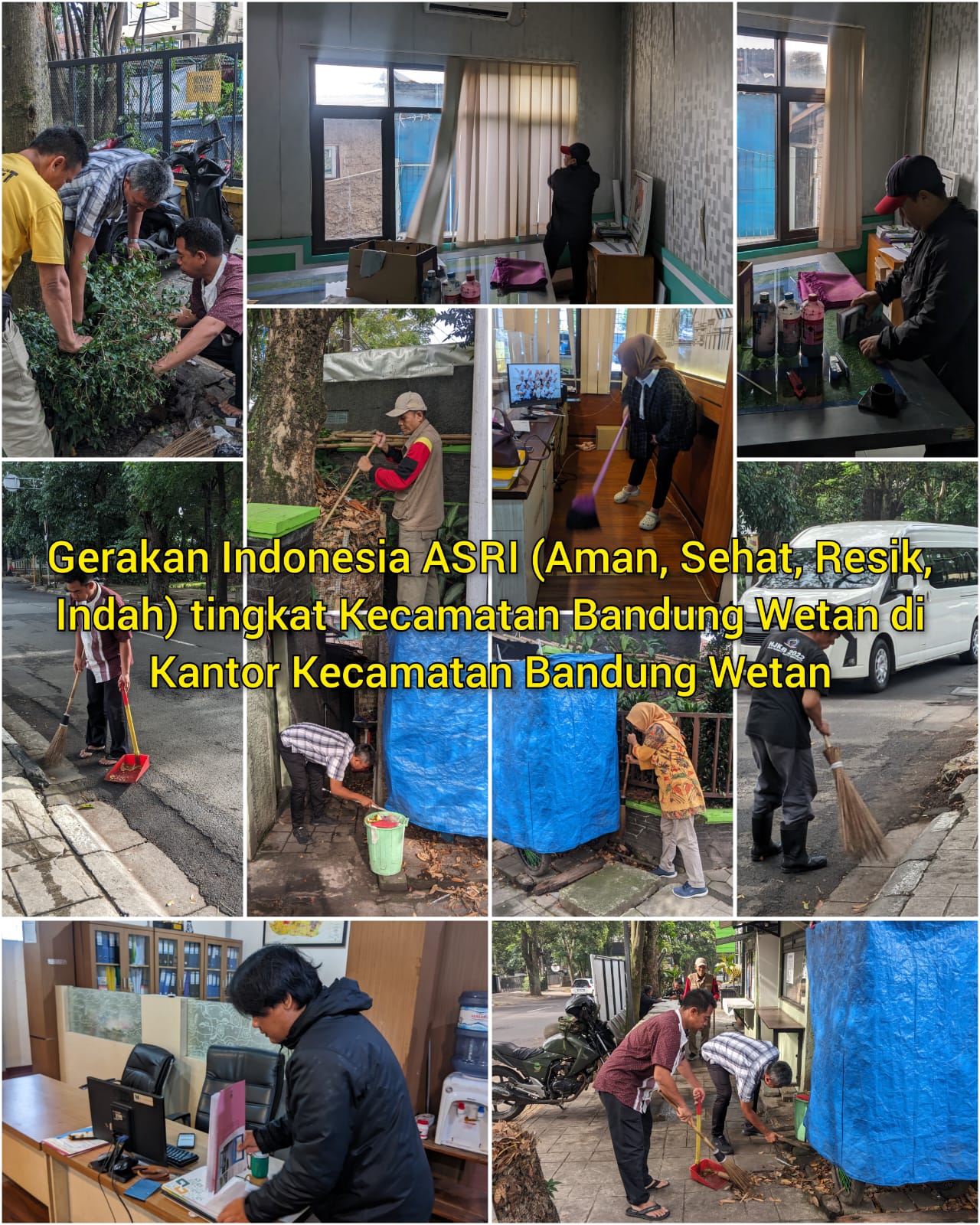 You are currently viewing Gerakan Indonesia Asri (Aman, Sehat, Resik, Indah) Tingkat Kecamatan dan Kelurahan