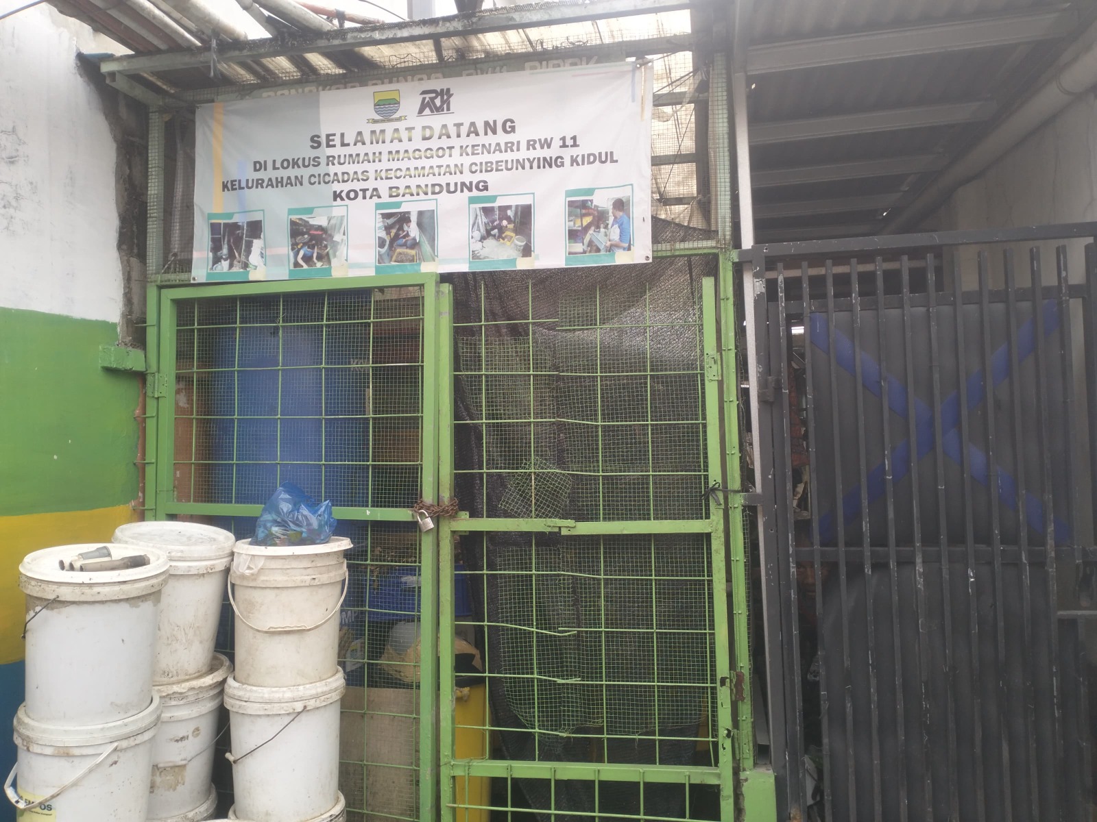 4) Rumah Maggot Sudah disiapkan Sebelumnya baik oleh Warga, Ke RW an dan Kelurahan Cicadas (1)