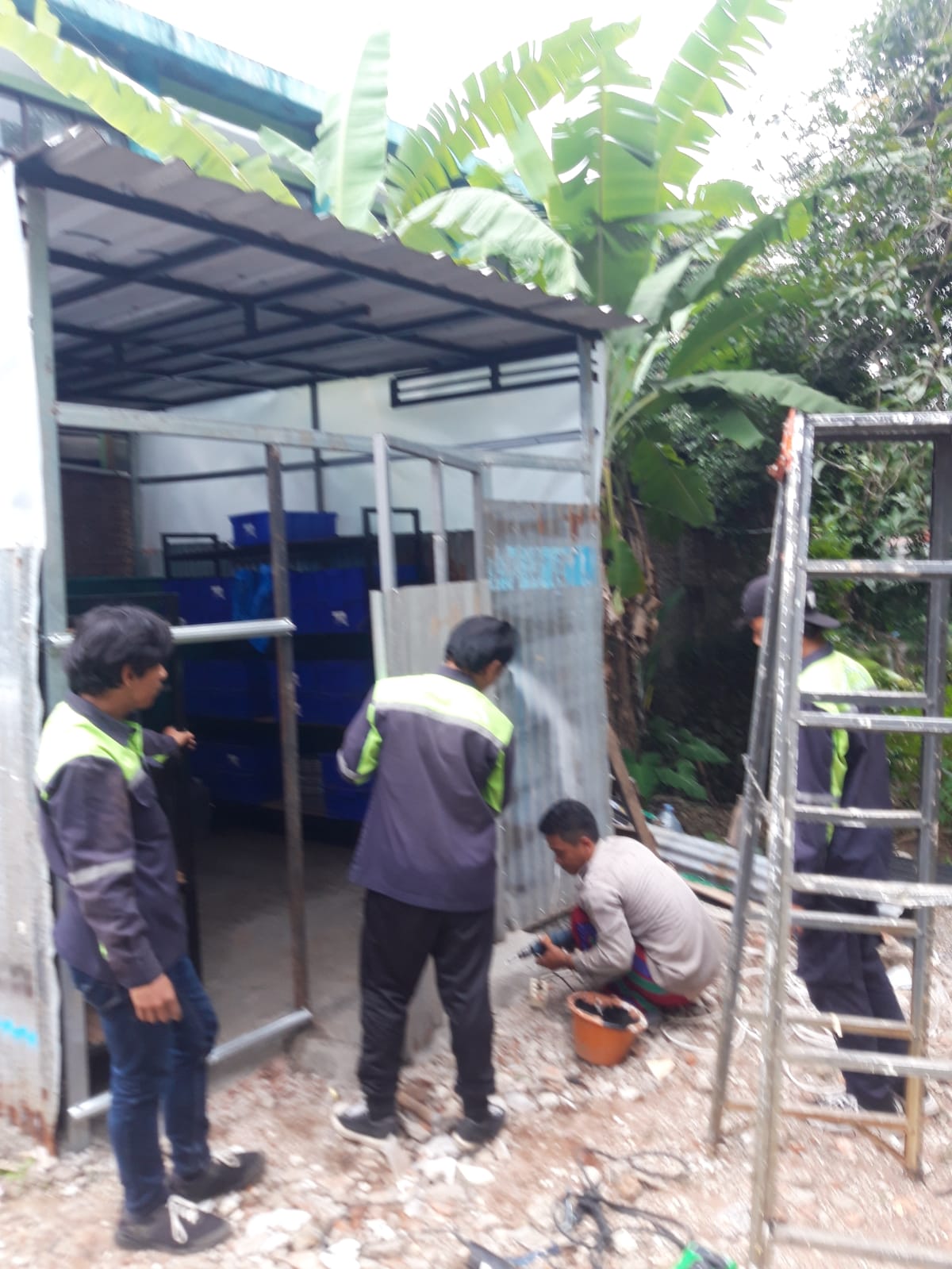 4) Rumah Maggot Sudah disiapkan Sebelumnya baik oleh Warga, Ke RW an dan Kelurahan Cicadas (4)