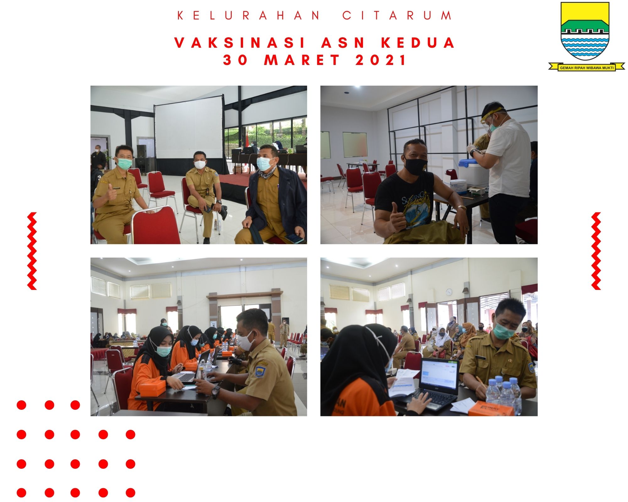 Read more about the article Vaksinasi ASN Kelurahan Citarum Kedua